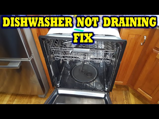 Fixing a KitchenAid Dishwasher That Won't Drain