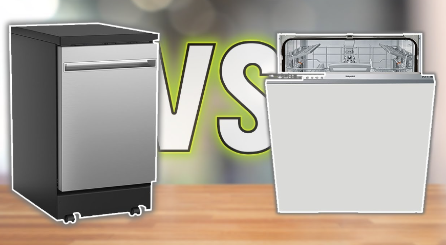 Comparing Built-In vs. Portable KitchenAid Dishwashers